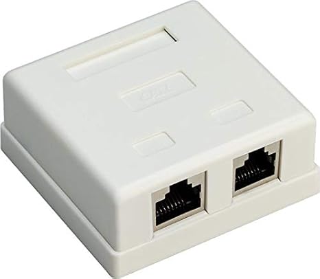 1aTTack.de - Caja de conexión de red (cat. 5, cat. 7, cat. 8, STP, para conectar