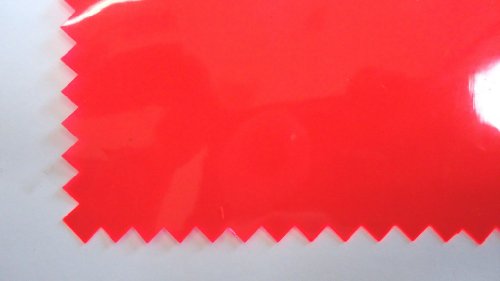 12 Gauge Clear Plastic Vinyl Tinted Red 54 Inch Wide Fabric By the Yard (F.E.)