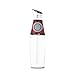 Domestic Corner - Precision No Drip Oil and Vinegar Infuser and Dispenser - Press, Measure, and Pour - 17 oz - Dark Red