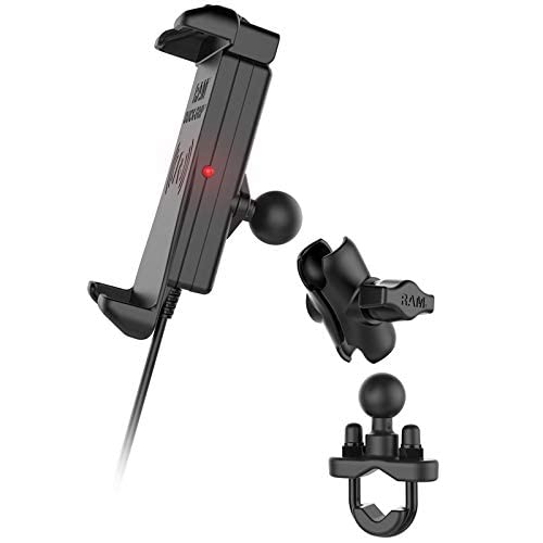 RAM Mounts Quick-Grip Waterproof Wireless Charging Handlebar Mount