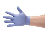 1000/CASE DISPOSABLE POWDER-FREE BLUE NITRILE MEDICAL EXAM GLOVES (LATEX FREE) SIZE-SMALL 3.5 Mil