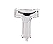 FECEDY® Silver Film Happy Birthday Balloons for Party Decoration