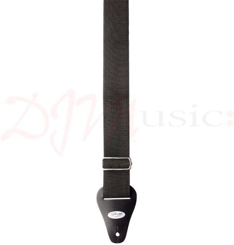Stagg BJA006BK - Correa para guitarra (nailon), color negro