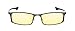GUNNAR - Blue Light Reading Glasses - Blocks 65% Blue Light - Phenom, Onyx, Amber Tint, Pwr +1.75