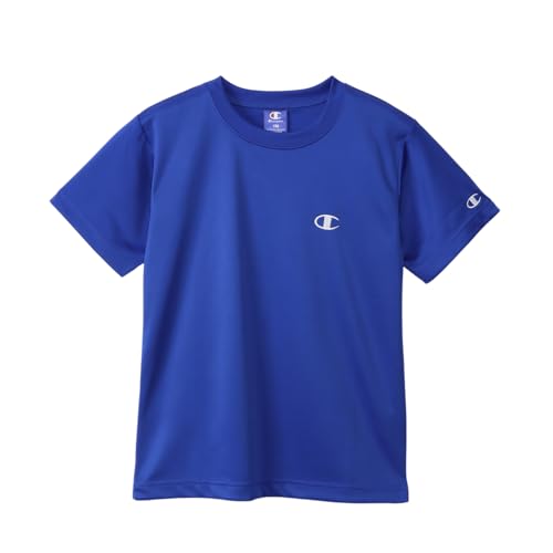 半袖Tシャツ キッズ 丸首 速乾 UVカット ワンポイントロゴ刺繍 ショートスリーブTシャツ ベーシックスポーツ CK-BS307-340-130