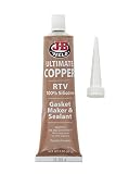 J-B Weld 32325 Ultimate Copper 3 Ounces High Temperature RTV Silicone Gasket Maker and Sealant