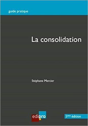 Amazon Fr La Consolidation Mercier Stephane Livres