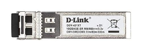 D-Link DEM‑431XT SFP+ Transceiver (unterstuetzt 10 Gbit/s Ethernet)