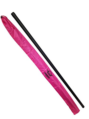 Foam Padded Training Bo Staff with Free Armory Carry Bag Case (Pink/Single, 5 ft.)