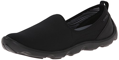 crocs Women's Duet Busy Day Shoe,Black/Black,6 M US