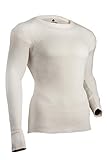 Indera Men's Maximum Weight Thermal Underwear Top, Natural, Large