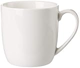 Winnsoma Quattro Porcelain Mugs Set of 4 High Grade Elegant Pure White Euro Style For Coffee Tea Latte Milk