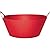 Grasslands Road Red Plastic Party Drink Chiller Tub with Handles