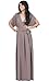 KOH KOH Womens Batwing Dolman Sleeve Long Evening Cocktail Gown Maxi Dress