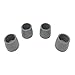PCP Replacement Walker Tips, Reinforced Rubber Glides, Fits 1.14