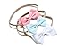 3 Baby Girl Hair Bows on Nylon Headbands | 4