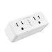 Smart Plug Wifi Outlet Compatible With Alexa, BlitzWolf Mini Smart Socket with Energy Monitoring and Timer Function, No Hub Required, 10A, UL Listed