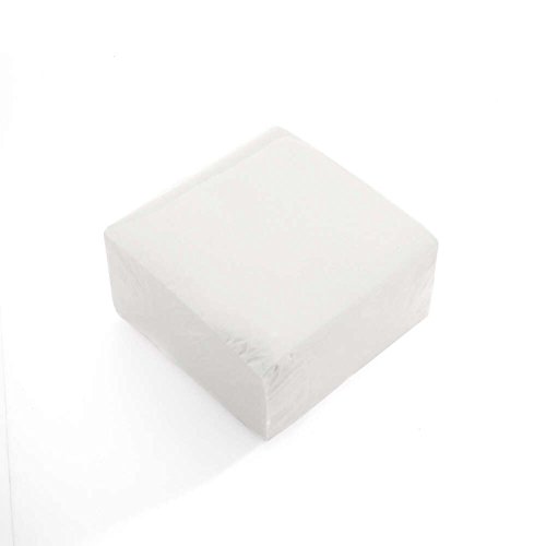 MediChoice Washcloths, Airlaid, Disposable, Medium Weight, 12 Inch x 13 Inch, White (500 Per Case)