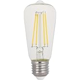Westinghouse Lighting 5363000 8 Watt (100 Watt Equivalent) ST15 Dimmable Clear Filament LED Light Bulb, Medium Base