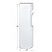 Brio Professional Commercial/Residential 500 Series Bottleless Water Dispenser Room-Temp & Cold (CL-505-POU) (White)