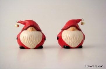 Festive Christmas Bearded Santa Salt and Pepper Shakers