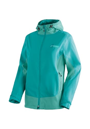 Maier Sports Brocken W Damen Regenjacke wasserdicht, Funktionsjacke 2 Taschen außen + Innentasche, Regular Fit