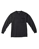 Chouinard Men's Heavyweight Chest Pocket T-shirt, Black DirDye, XL