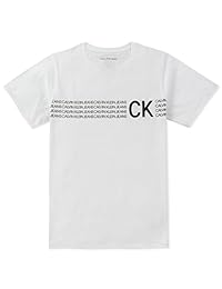 Calvin Klein Logo camiseta con cuello redondo para niños