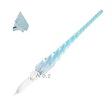 No.2 Warehouse Blue Sand Handmade Glass Style Signature Pen Elegant Crystal dip sign Pen + a Piece of Clean Cloth