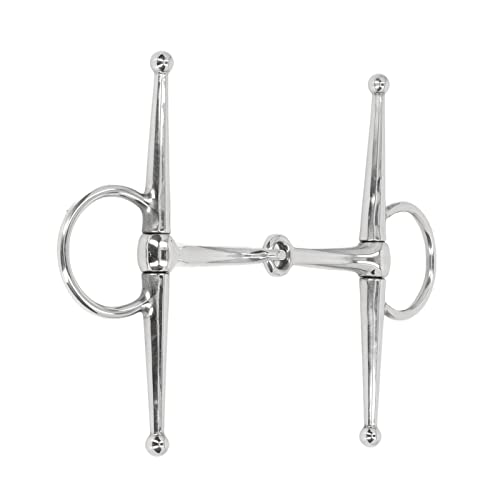 Mumusuki Horse Mouth Bit, Full Cheek Horse Bits for Training Equestrian