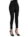 Ferbia Womens Classic High Waist Pencil Pants Stretch Comfort Slim Ankle Pant,Small,Black
