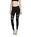 Heat Move Women Capri Yoga Pants with Pocket Mesh Crisscross Strappy Leggings(Medium, Black-Long)