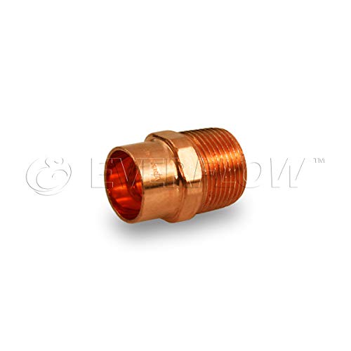 Everflow Ccma0200 Male Adapter Fitting With With C X M Connections 2 Copper