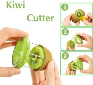 GosFrid Kiwi fruit cutter slicer peeler artifact fruit cutter tools zesters stainless fruit corers