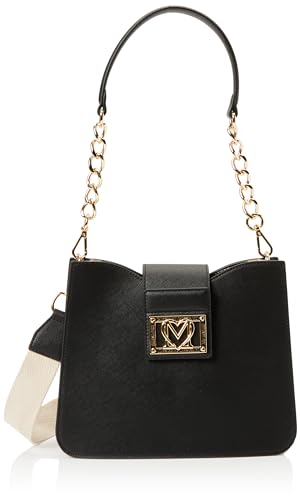 Love Moschino jc4331pp0i, Bolso de Hombro Mujer, Negro, Talla única