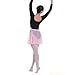 GOGO TEAM Child & Adult Sheer Wrap Skirt Ballet Skirt Ballet Dance Dancewear BLACK-ADULTL