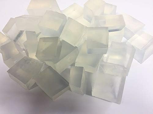 Melt and Pour Soap Base - TRANSPARENT CRYSTAL CLEAR SLS free - 100g 500g 1kg 2kg (2kg-soap)