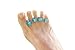Set of 4 Best Gel Toe Seperators - Straightener, Bunion Corrector for Women and Men. Open + Closed Toe Stretcher Spacer Foot Care Set. Brace for Pain, Crooked Toes, Pedicure, Plantar Fasciitis