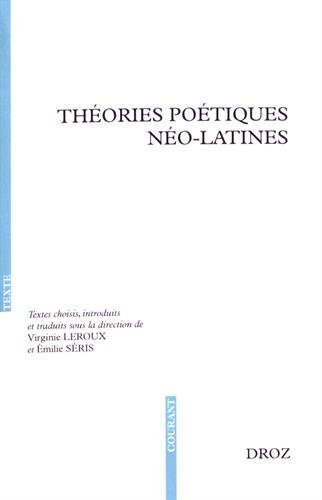 Théories poétiques néo-latines by Collectif