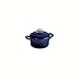 Tramontina Covered Mini Cocotte Enameled Cast Iron 10.5-Ounce Gradated Cobalt, 80131/072DS