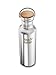 Klean Kanteen Reflect Single Wall Stainless Steel Plastic Free Water Bottle with Stainless Steel and Bamboo Cap,18oz