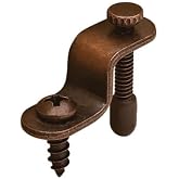 Hardware Bronzed Adjustable Glass Retainer Clip for Multiple Thicknesses (8)