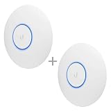 Ubiquiti Networks UAP-AC-PRO-US Unifi 802.11ac Dual-Radio PRO Access Point (2 Items)