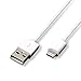 JETech 2-Pack 3.2ft USB Sync and Charging Lightning Cable for iPhone 6/6s/5/5s/5C, iPad 4, iPad Air 1/2, iPad Mini 1/2/3 (2-Pack) - 0456 (White)