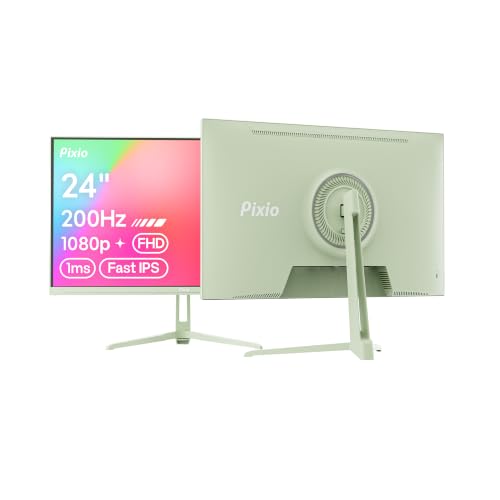 Pixio PX248 Wave 24 inch 200Hz Mint Green Gaming Monitor