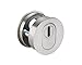 GedoTec Security Escutcheon Protective Rosette With Cylinder Protection Couple Flat 1mm High V2A Stainless Mat Pz - Profile