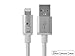 Monoprice 112872 Apple MFi Certified Lightning to USB Charge & Sync Cable - 6 Feet - White Compatible With iPhone X 8 8 Plus 7 7 Plus 6s 6 SE 5s, iPad, Pro, Air 2 - Luxe Series