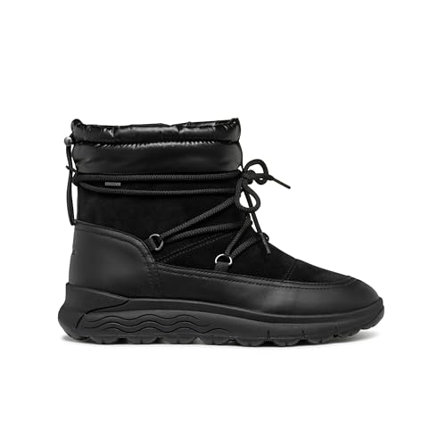 Geox Women's D Spherica 4x4 B AbxAnkle Boot, black, 5 UK