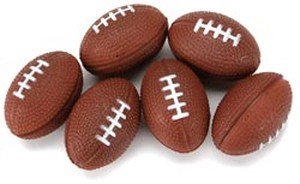 Darice Foam Balls 31mm 6/Pkg-Football