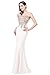 Babyonlinedress Babyonline Women's Lace Applique Long Formal Mermaid Evening Prom Dresses